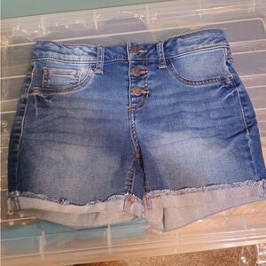 Denim Blue girl Shorts